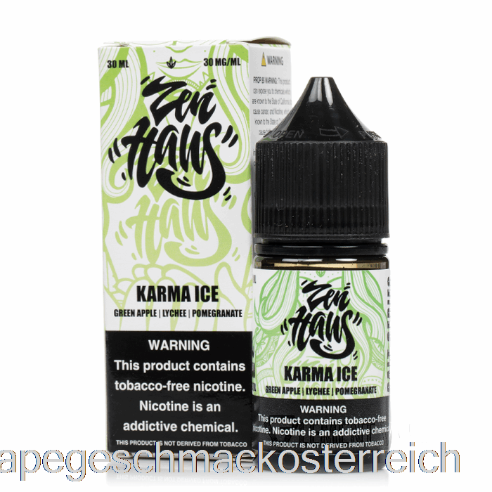 Karma Ice – Zen-Haus-Salze – 30 Ml, 30 Mg Vape-Geschmack